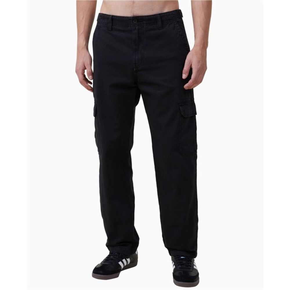 Cotton On Mens Tactical Straight Leg Loose Lounge Cargo Pants, NWT